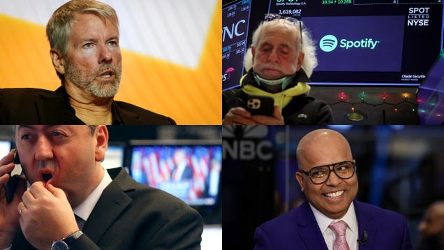 Bitcoin lifts crypto stocks, Meta sinks, Spotify soars, and Rubrik IPOs: Markets news roundup