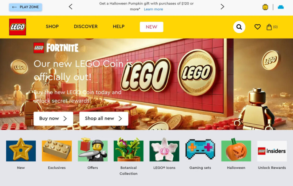 Lego’s website was hacked to promote a crypto scam