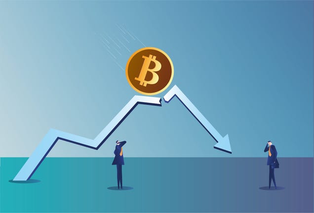 Crypto is getting hammered today and Bitcoin has dropped to $65,000